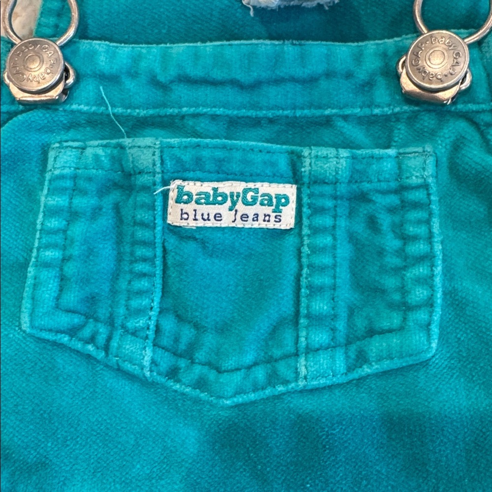 Vintage babyGap Blue Jeans Teal Jumper Dress
Size: XL (18–24 Months) - Picture 3 of 6
